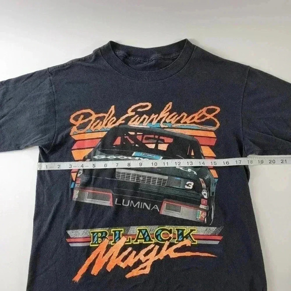 Vintage 1990 Dale Earnhardt Nascar Black Magic Tee - Picture 5 of 5